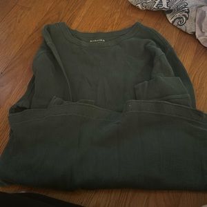 green long sleeve top from sonoma